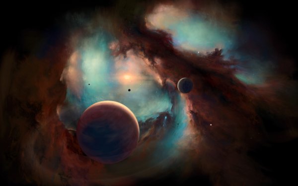 Sci Fi Planets Planet Space Nebula HD Wallpaper | Background Image