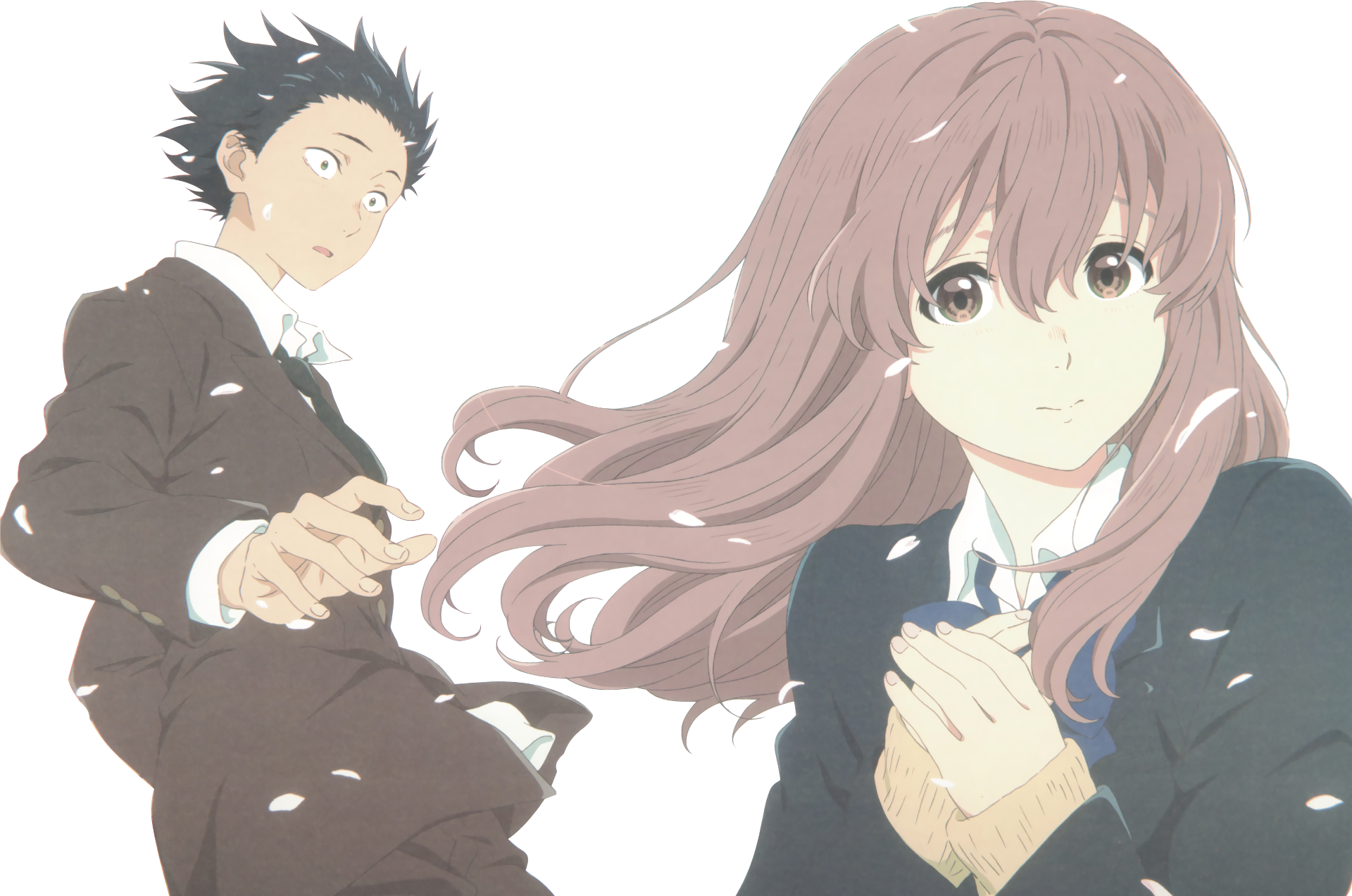 Download Shouya Ishida Shouko Nishimiya Anime A Silent Voice HD Wallpaper