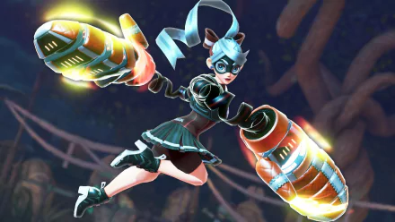 Ribbon Girl (Arms) video game Arms HD Desktop Wallpaper | Background Image