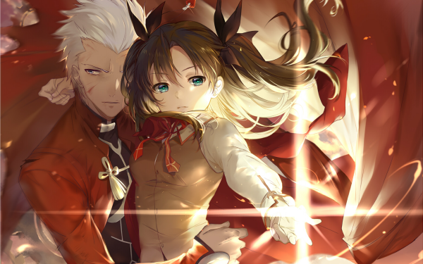 Anime Fate/Stay Night: Unlimited Blade Works Fate Series Rin Tohsaka Archer HD Wallpaper | Background Image