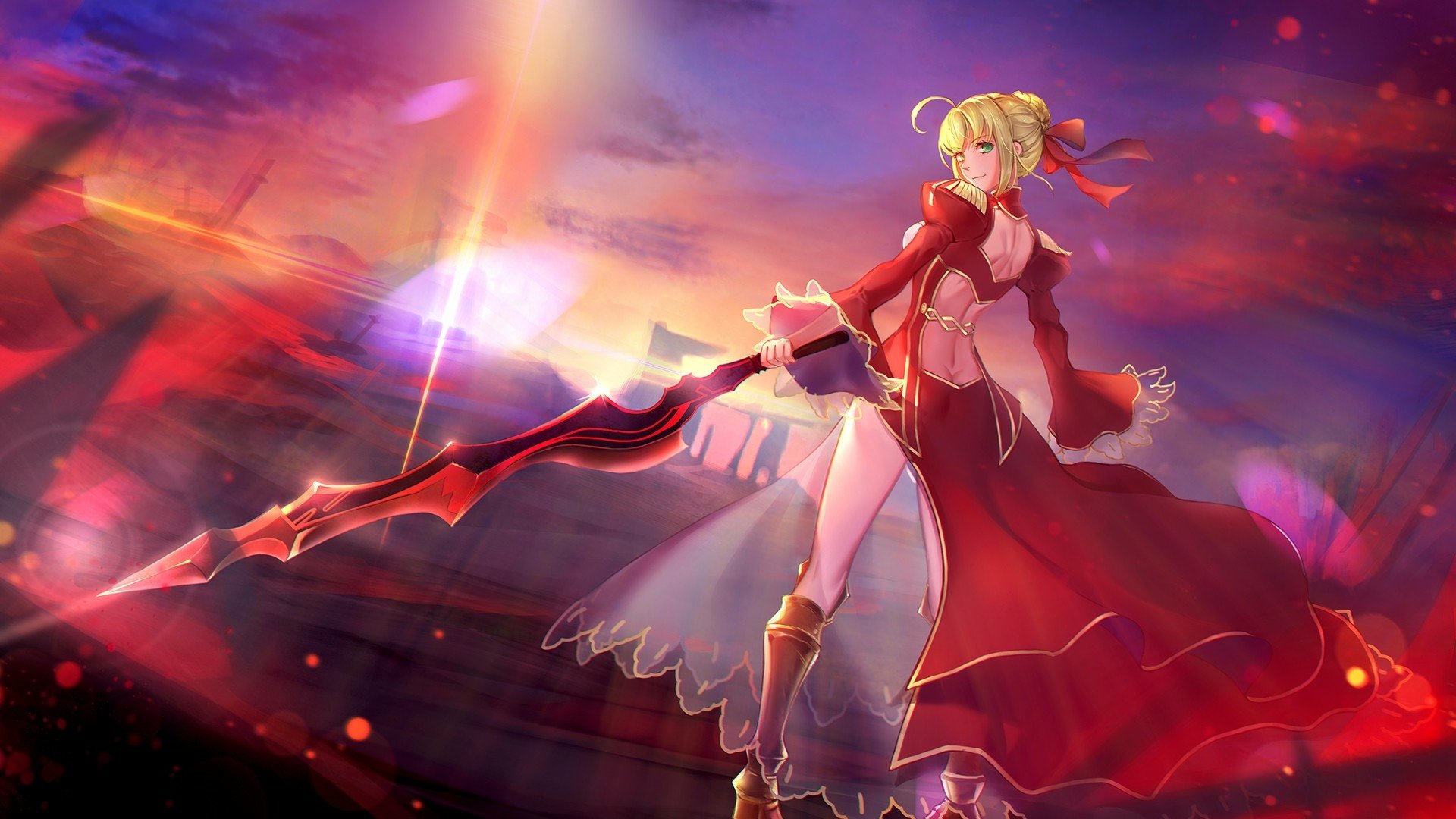 Fate/EXTRA Last Encore,Fate/stay night【セイバー・ブライド,セイバー（Fate/EXTRA）,間桐桜,間 ...