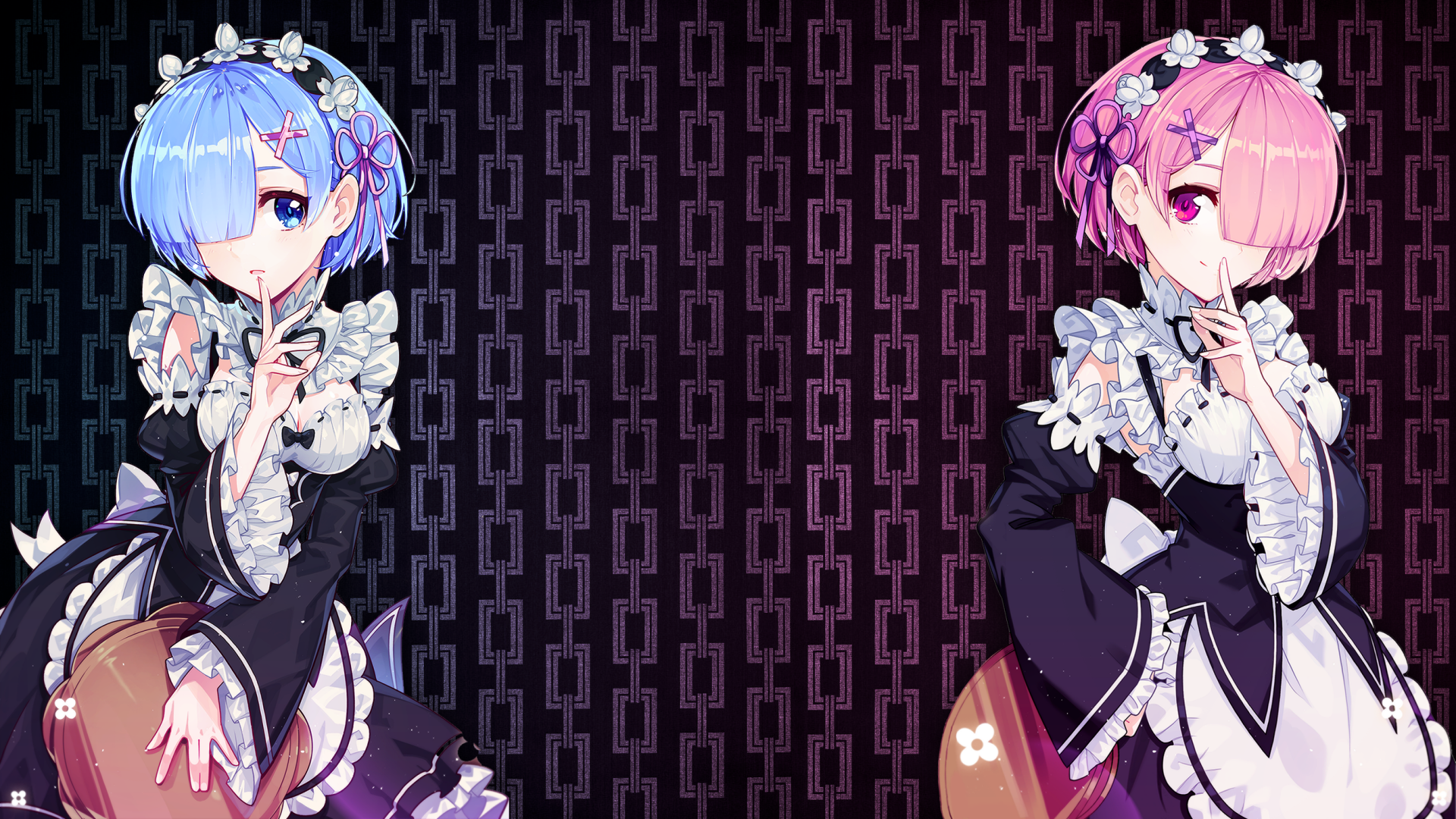 Rem and Ram Chains by Kaz_Kirigiri