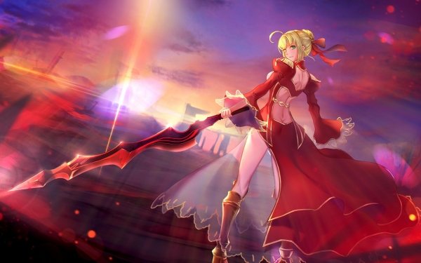 Anime Fate/Extra Fate Series Red Saber Nero Claudius HD Wallpaper | Background Image
