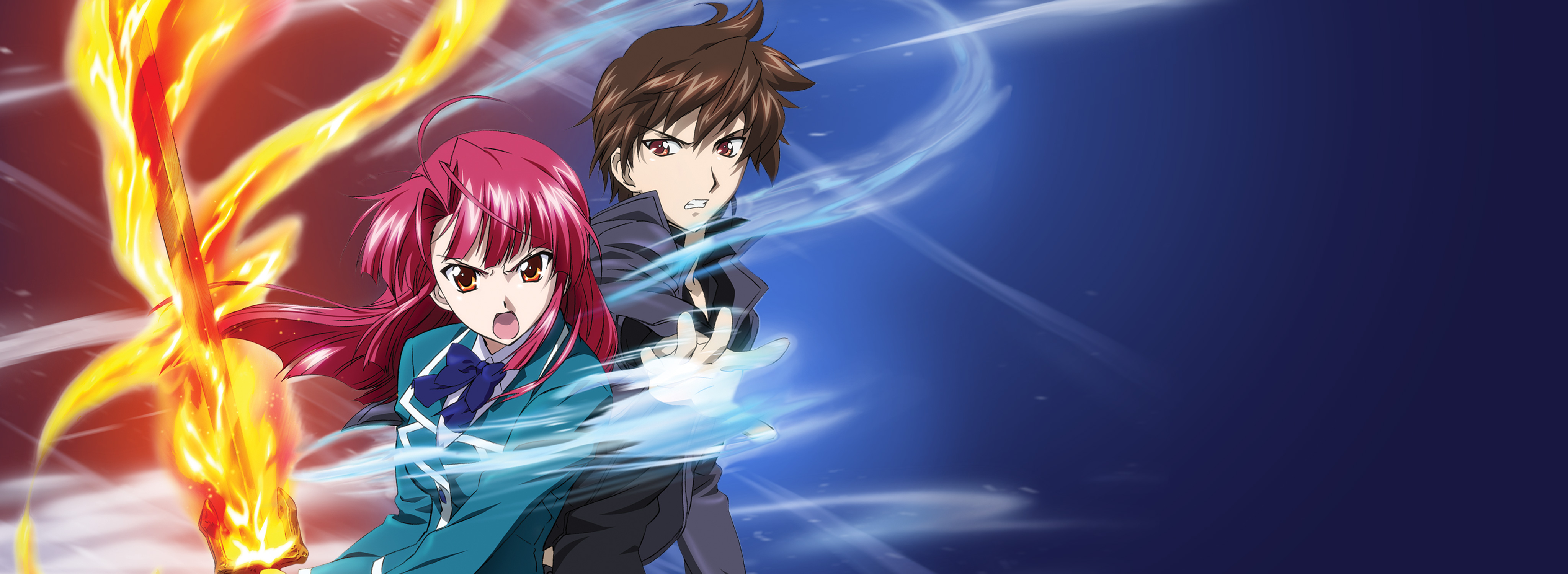 Download Ayano Kannagi Kazuma Yagami Anime Kaze No Stigma HD Wallpaper