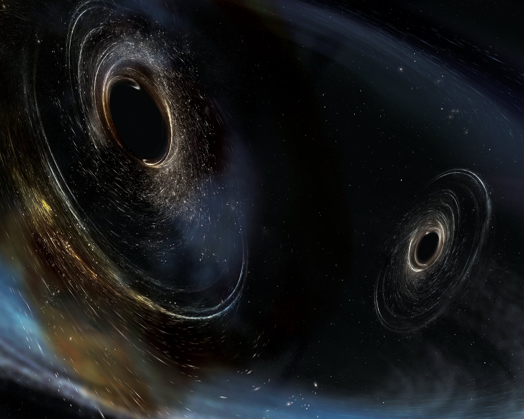 Sci Fi Black Hole HD Wallpaper | Background Image