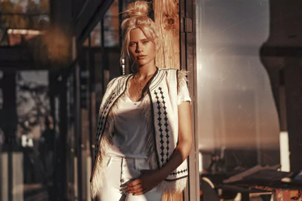 fashion model woman Becca Hiller HD Desktop Wallpaper | Background Image