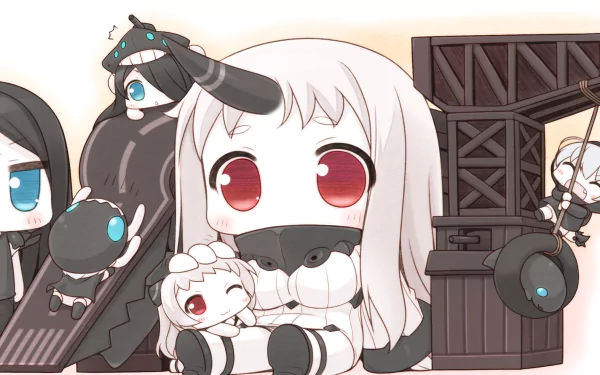 Hoppou (Kancolle) Re-Class (Kancolle) Anime Kantai Collection HD Desktop Wallpaper | Background Image