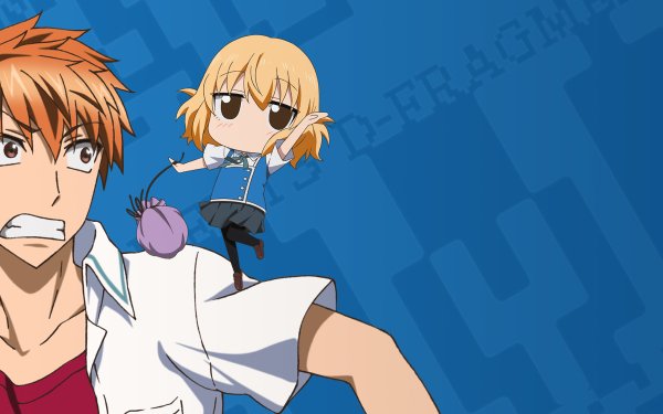 Anime D-Frag! Kenji Kazama Roka Shibasaki HD Wallpaper | Background Image