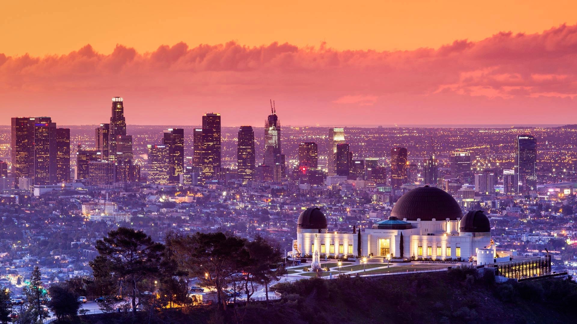 Wallpaper 4k Griffith Observatory Los Angels United States Wallpaper