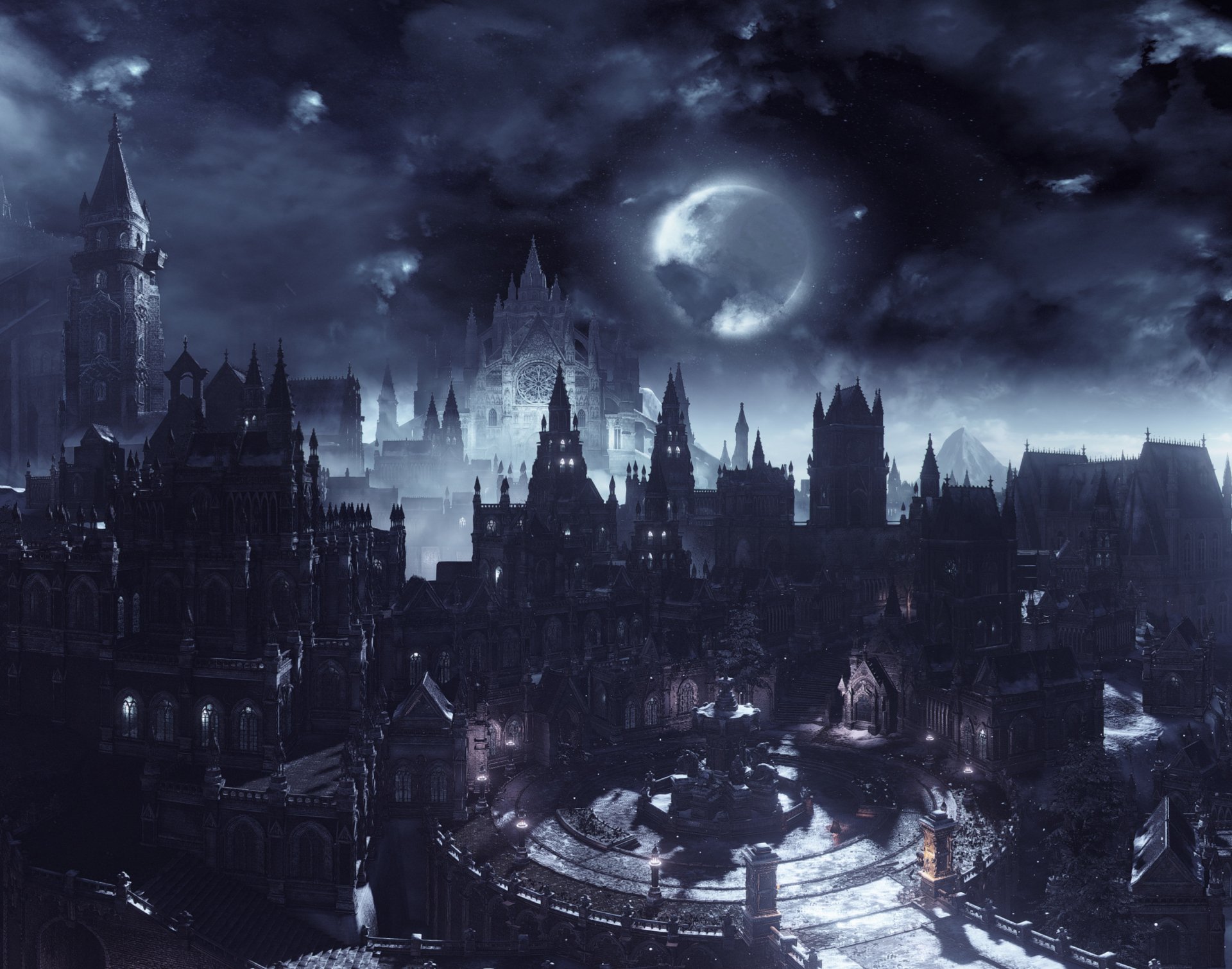 Download Sky Night Video Game Dark Souls III HD Wallpaper