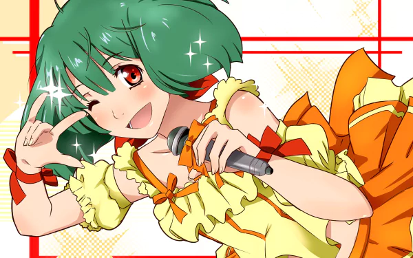 Ranka Lee Anime Macross Frontier HD Desktop Wallpaper | Background Image