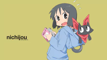 Sakamoto (Nichijō) Nano Shinonome Anime Nichijō HD Desktop Wallpaper | Background Image