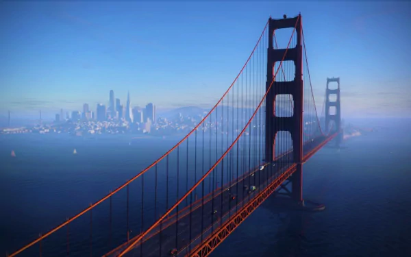 San Francisco Golden Gate video game Watch Dogs 2 HD Desktop Wallpaper | Background Image