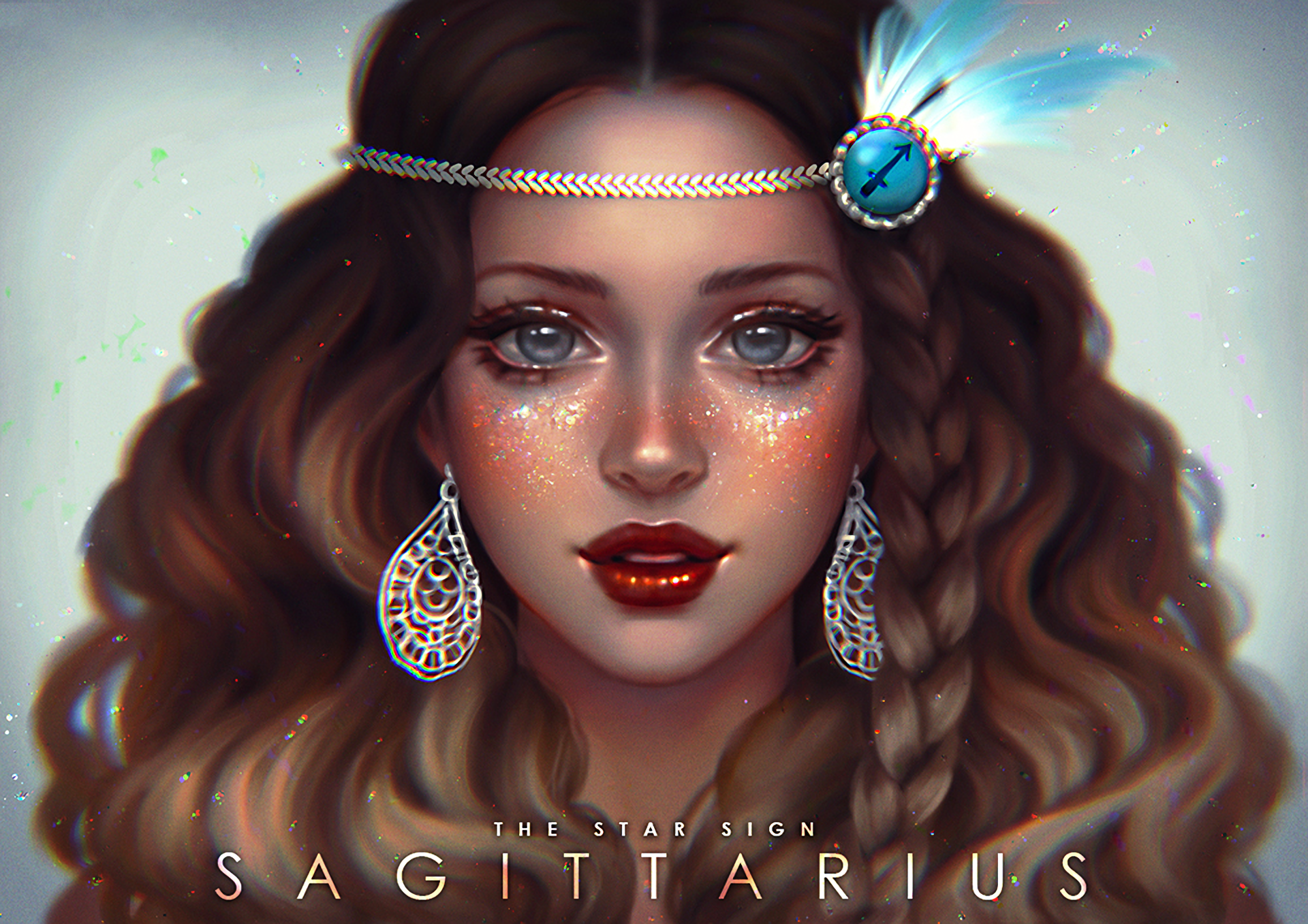 Sagittarius Fantasy Girl by Abigail Diaz