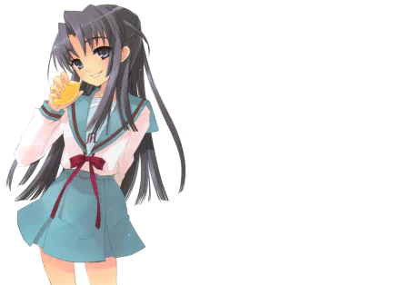 Ryōko Asakura Anime The Melancholy of Haruhi Suzumiya HD Desktop Wallpaper | Background Image