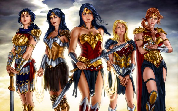 Comics Wonder Woman Donna Troy Cassandra Sandsmark Artemis Diana Prince Queen Hippolyta DC Comics HD Wallpaper | Background Image