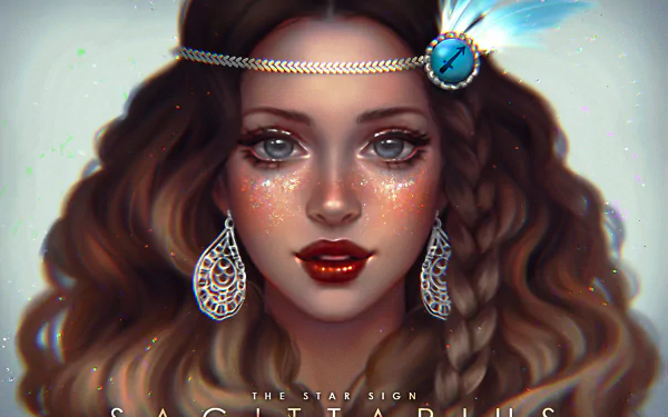  Sagittarius Fantasy Girl by Abigail Diaz