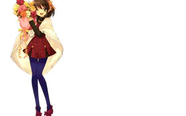 Haruhi Suzumiya Anime The Melancholy of Haruhi Suzumiya HD Desktop Wallpaper | Background Image