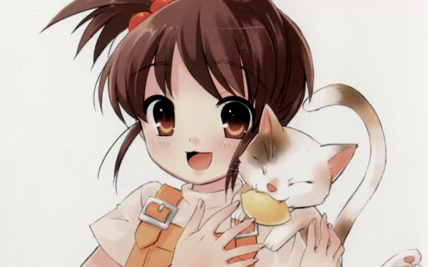 Shamisen (Haruhi) Kyon's Sister (Haruhi) Anime The Melancholy of Haruhi Suzumiya HD Desktop Wallpaper | Background Image