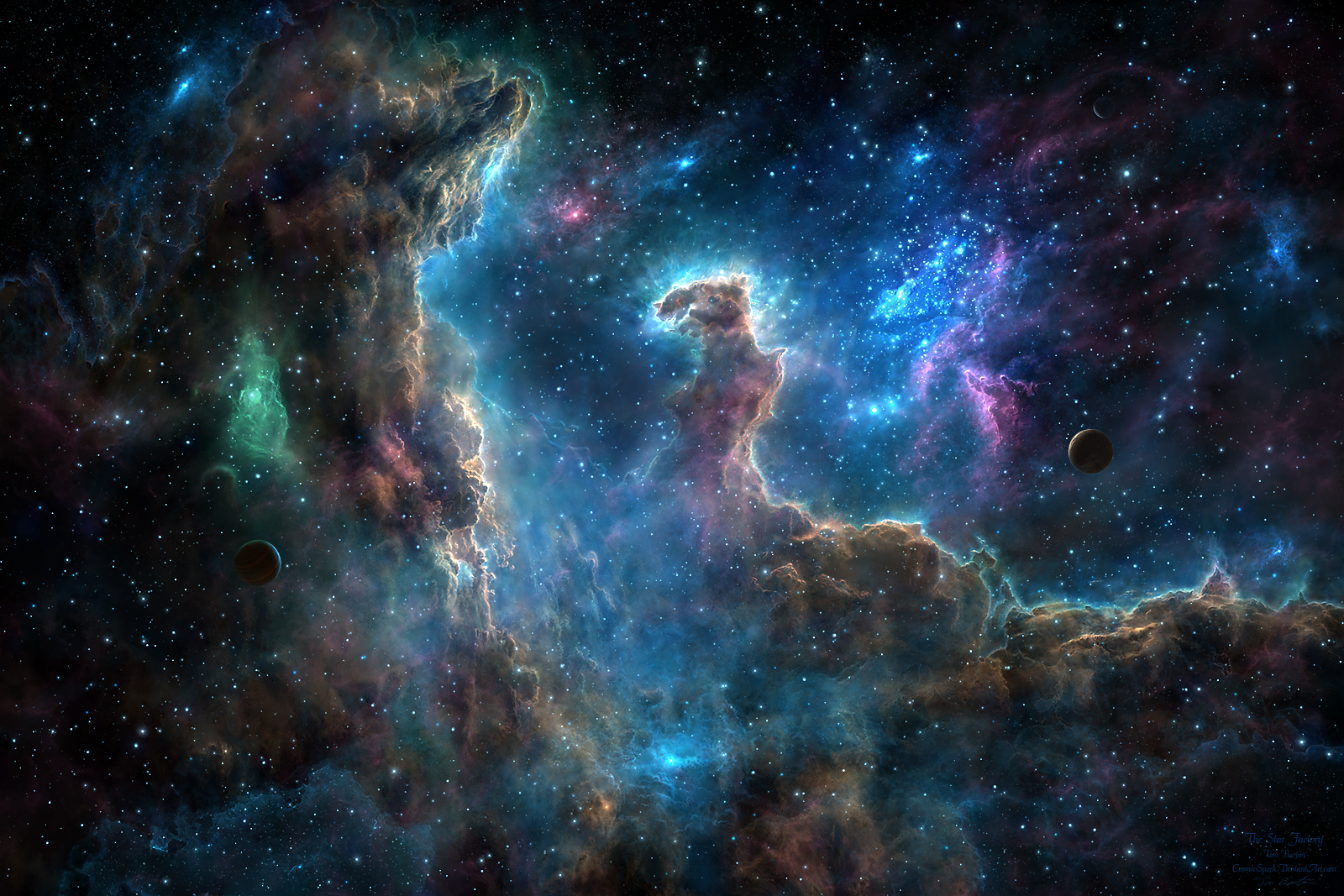 Space Nebula by Tim Barton