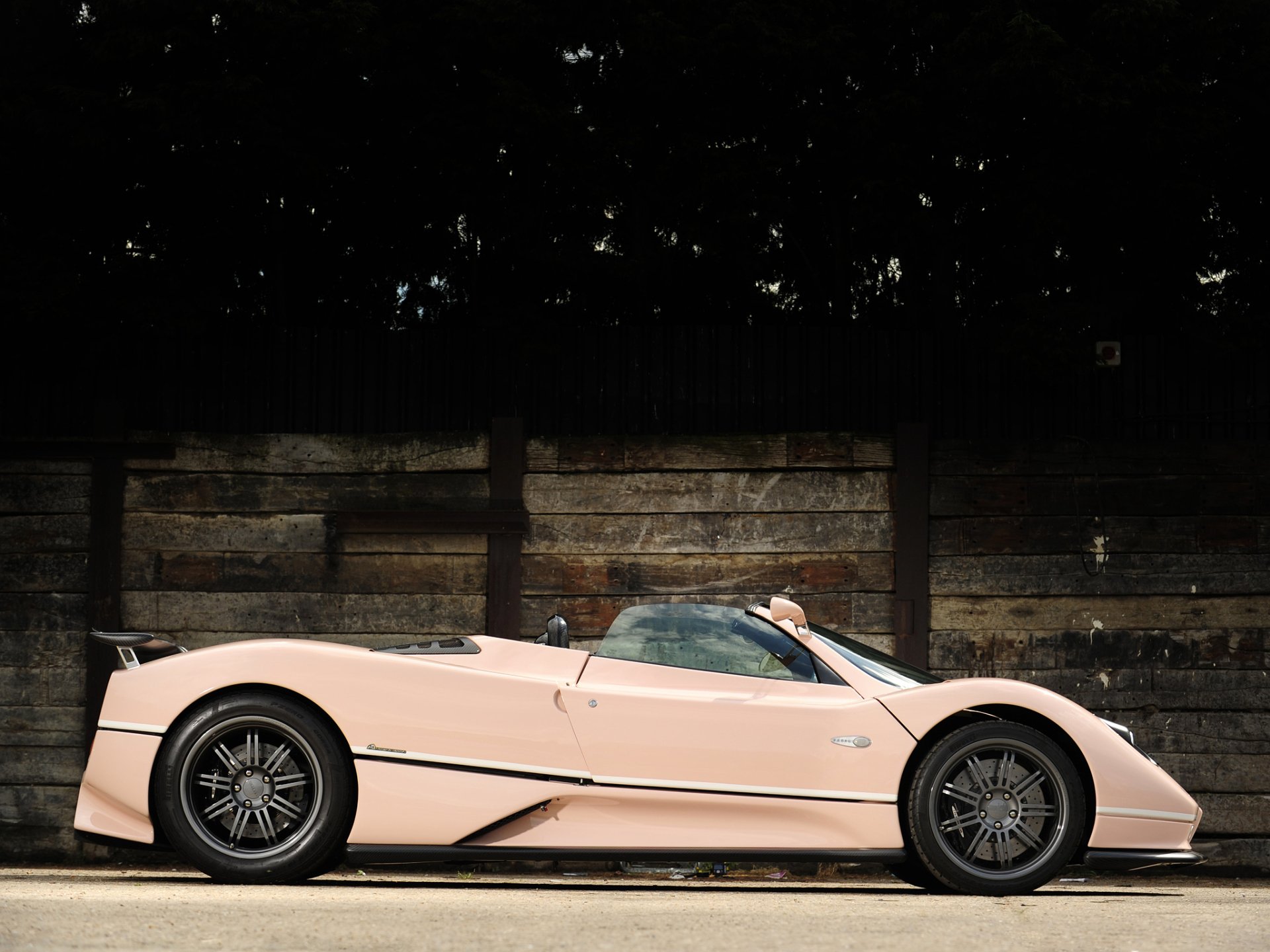 Download Car Supercar Pagani Pagani Zonda C12 Roadster Vehicle Pagani Zonda HD Wallpaper