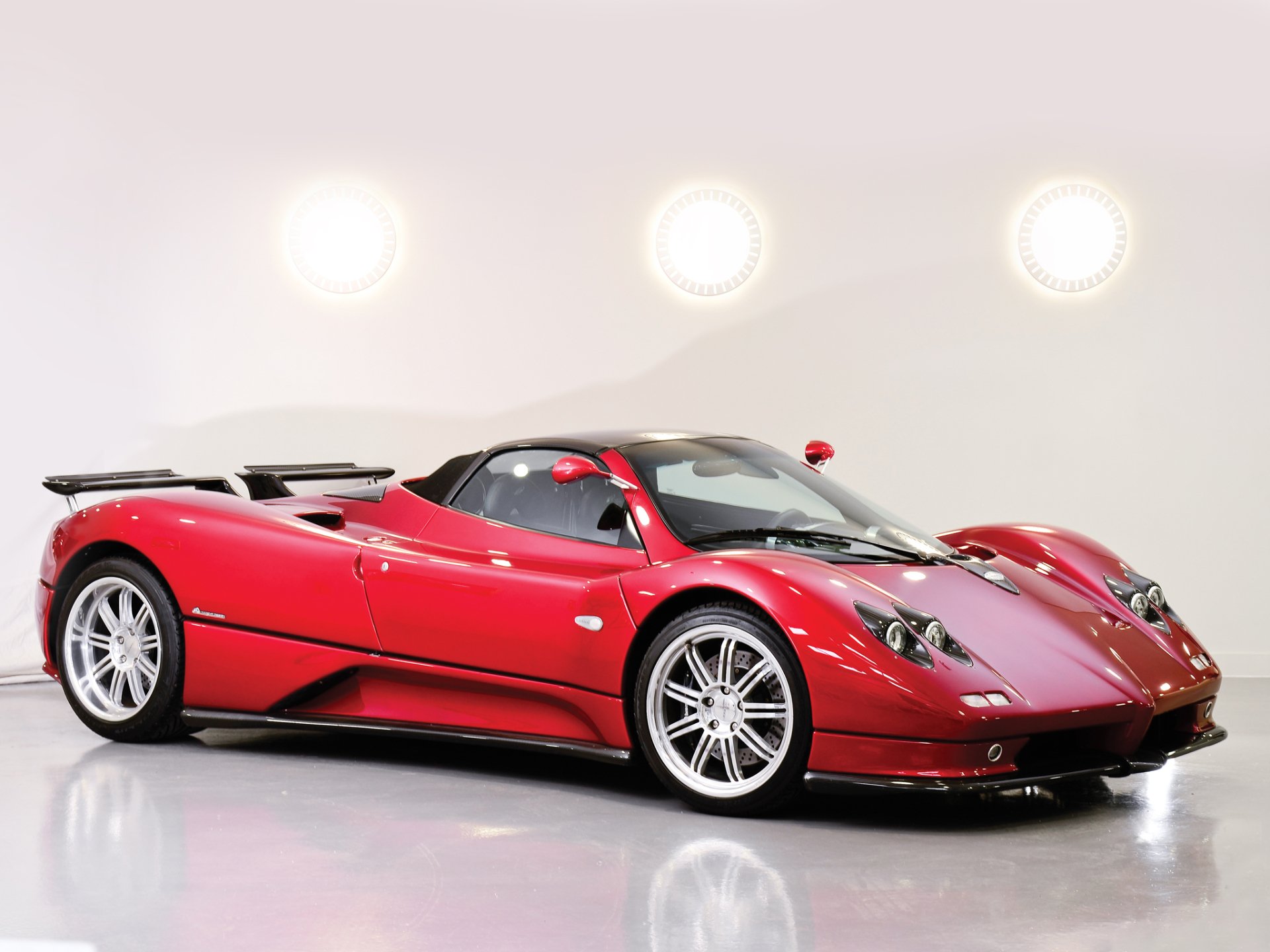 Download Car Supercar Pagani Pagani Zonda C12 Roadster Vehicle Pagani Zonda HD Wallpaper