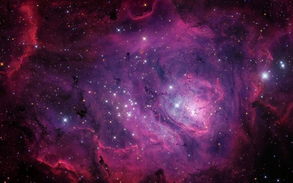 Sci Fi Nebula Space Purple Stars HD Wallpaper | Background Image