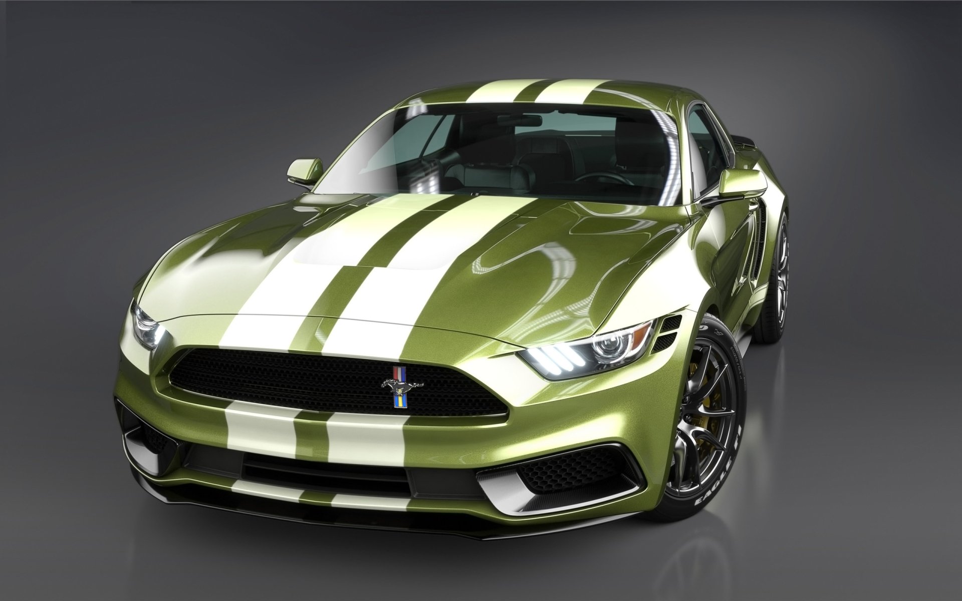 Download Muscle Car Ford Car Ford Mustang NotchBack Vehicle Ford Mustang HD Wallpaper