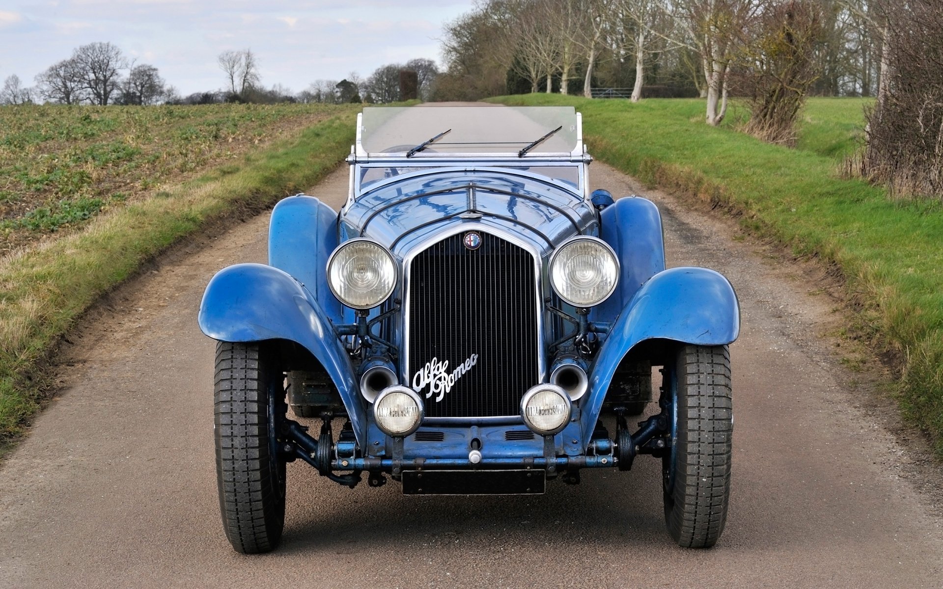 Download Vintage Car Alfa Romeo Car Vehicle Alfa Romeo 8C2300 HD Wallpaper