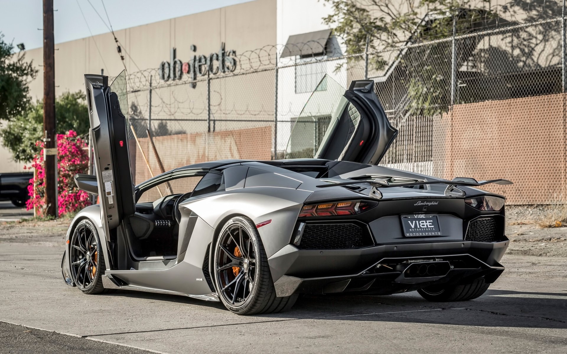 Download Lamborghini Car Supercar Lamborghini Aventador Zaragoza Edizione Vehicle Lamborghini Aventador HD Wallpaper