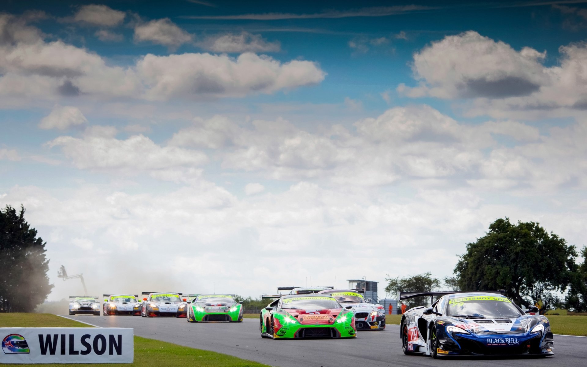 Download Race Car McLaren McLaren 570S Car Supercar Vehicle McLaren 570S GT4 HD Wallpaper