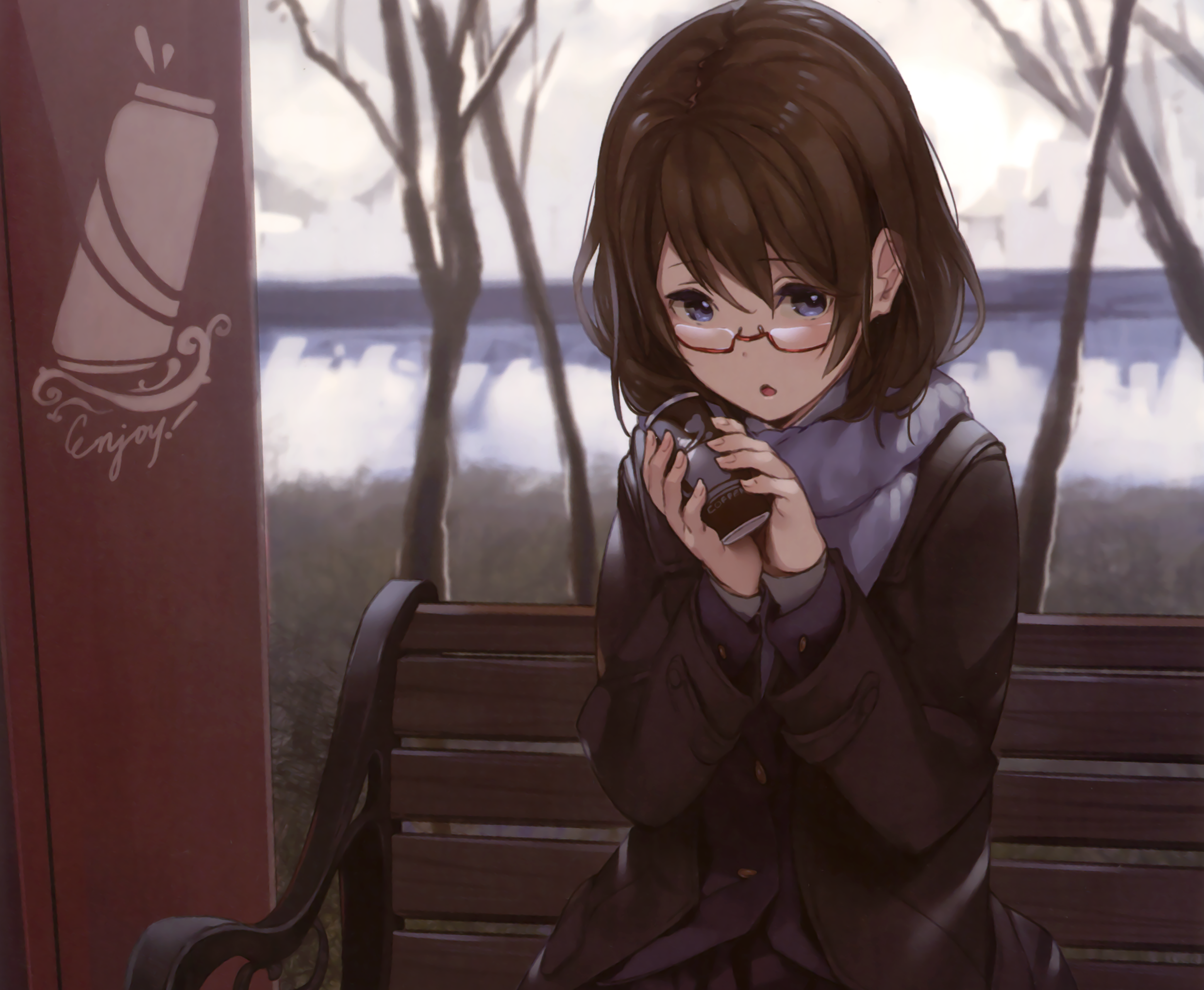 100+ wallpaper anime girl glasses - hinhanhsieudep.net