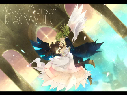 N (Pokémon) video game Pokemon: Black and White HD Desktop Wallpaper | Background Image