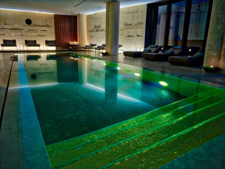 spa lounge man made pool HD Desktop Wallpaper | Background Image