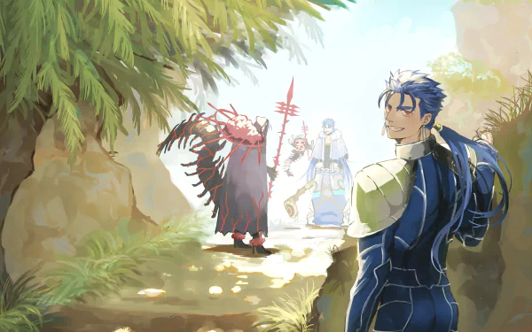 Cu Chulainn (Caster) Cu Chulainn Alter Cu Chulainn Anime Fate/Grand Order HD Desktop Wallpaper | Background Image