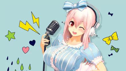 Anime Super Sonico HD Desktop Wallpaper | Background Image