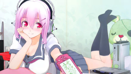 Anime Super Sonico HD Desktop Wallpaper | Background Image