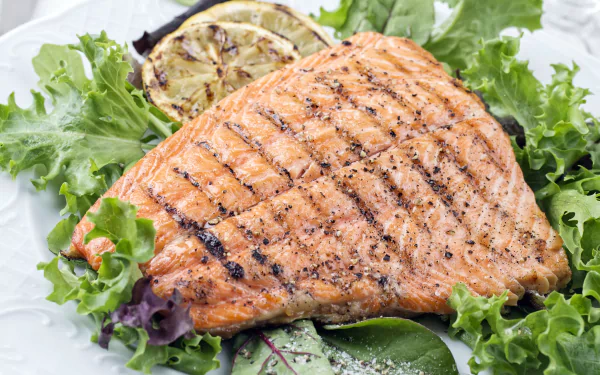 salmon seafood food fish HD Desktop Wallpaper | Background Image