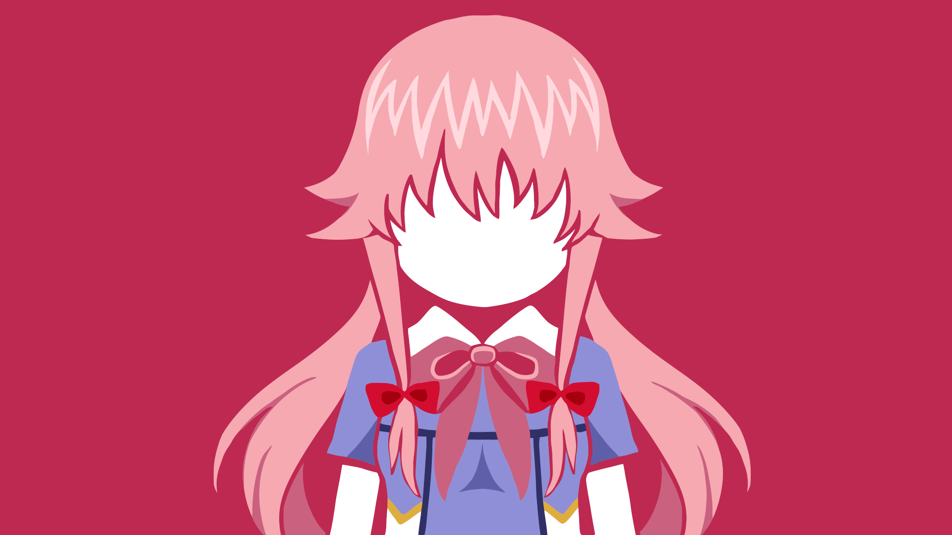 Yuno Gasai HD Wallpaper – Mirai Nikki Anime Art | 1920x1080 | Wallpaper ...