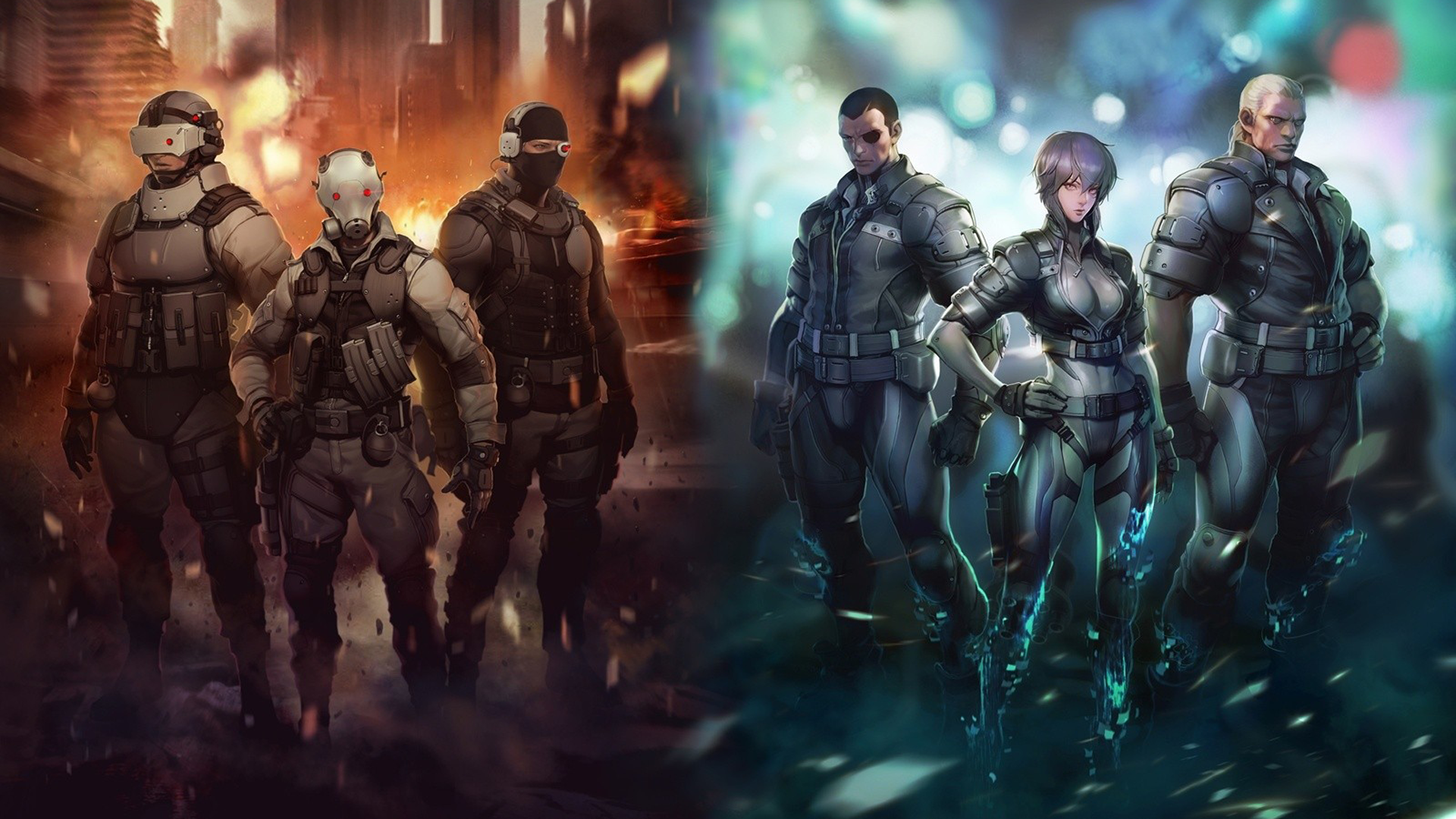 Download Anime Ghost In The Shell HD Wallpaper