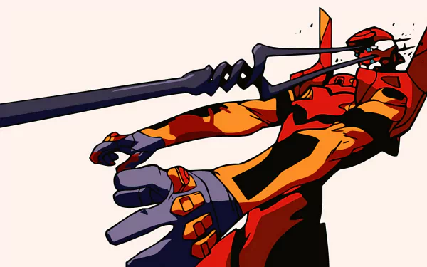 Evangelion Unit-02 Anime End of Evangelion HD Desktop Wallpaper | Background Image