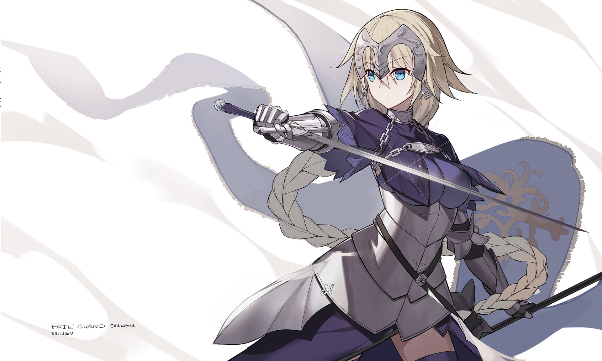 Download Ruler (Fate/Apocrypha) Anime Fate/Apocrypha HD Wallpaper