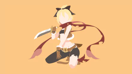  Rezero Felt Minimalist Wallpaper