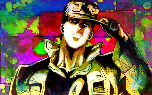 Jotaro vs Dio HD Wallpaper - Jojo's Bizarre Adventure Art