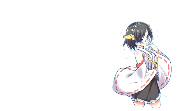 Kirishima (Kancolle) Anime Kantai Collection HD Desktop Wallpaper | Background Image