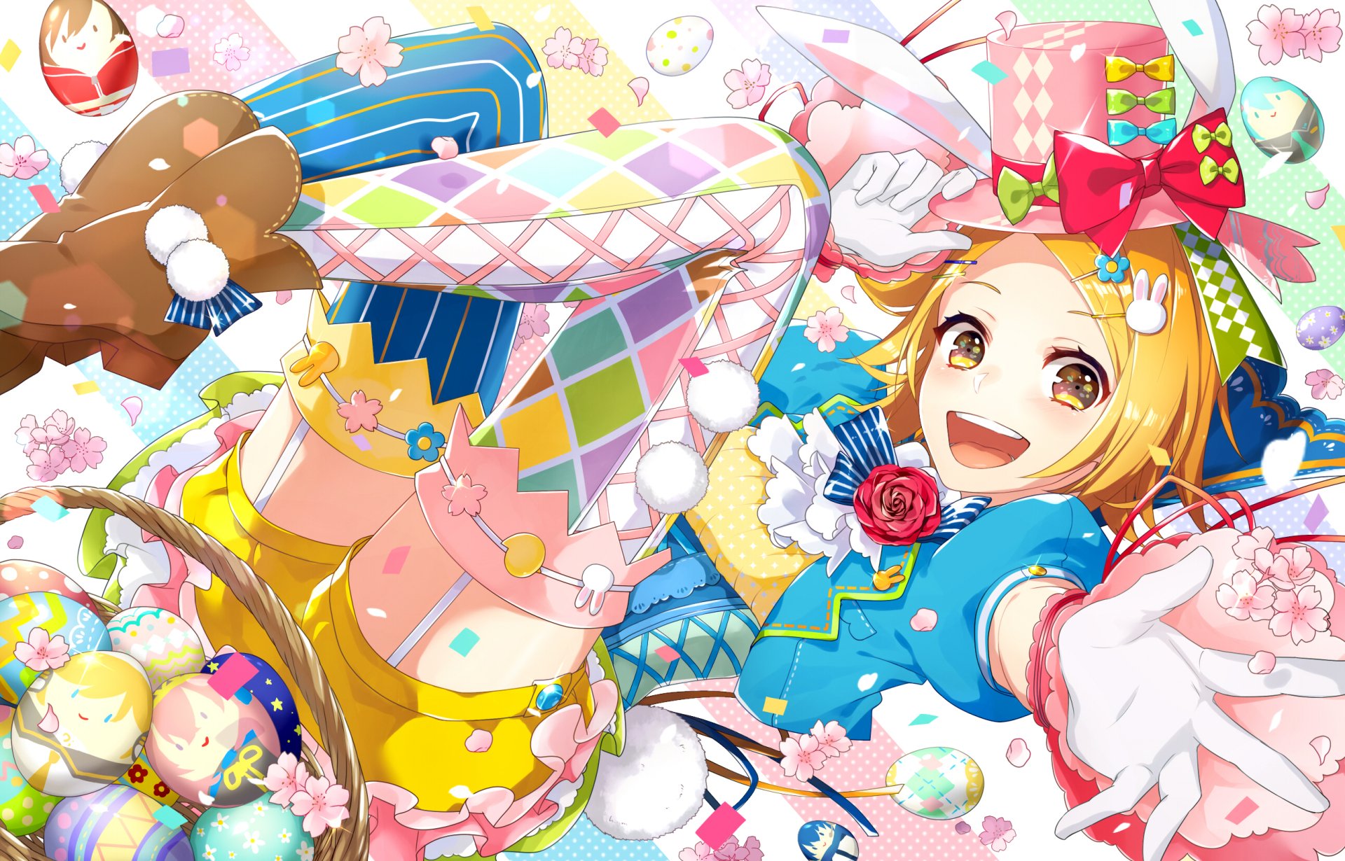 Download Rin Kagamine Anime Vocaloid HD Wallpaper