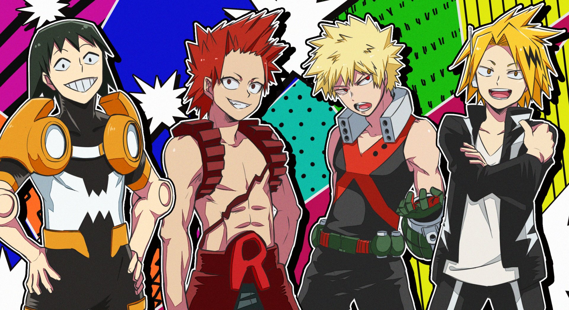 Download Hanta Sero Katsuki Bakugou Eijiro Kirishima Denki Kaminari ...