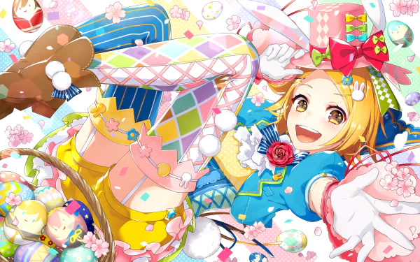 Rin Kagamine Anime Vocaloid HD Desktop Wallpaper | Background Image