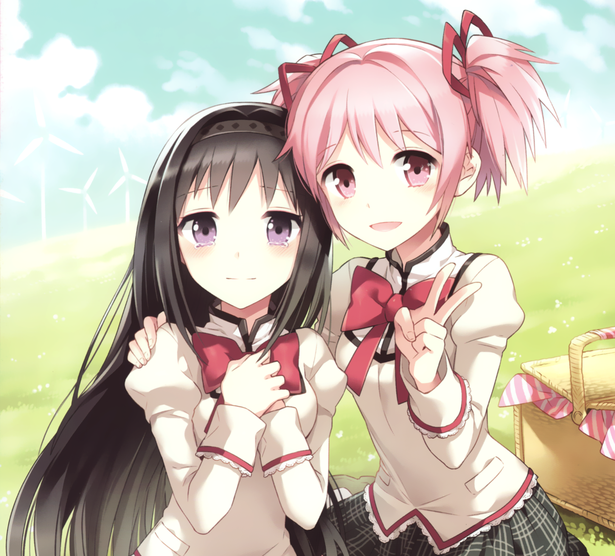 Download Madoka Kaname Homura Akemi Anime Puella Magi Madoka Magica HD ...