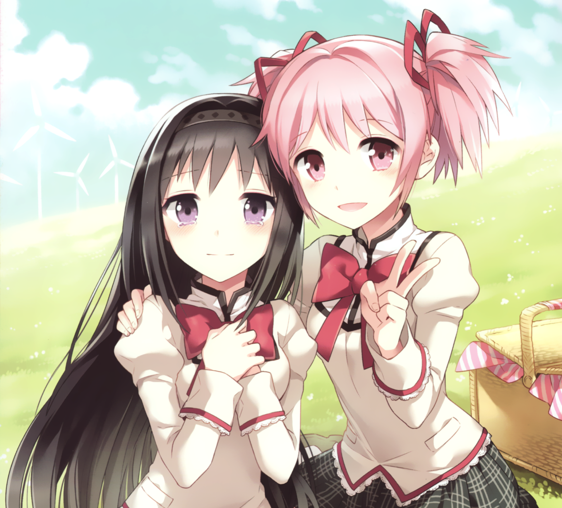 Download Madoka Kaname Homura Akemi Anime Puella Magi Madoka Magica HD Wallpaper by Nardack